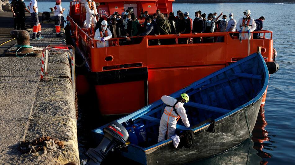 Migrantes en España. Foto: Reuters.
