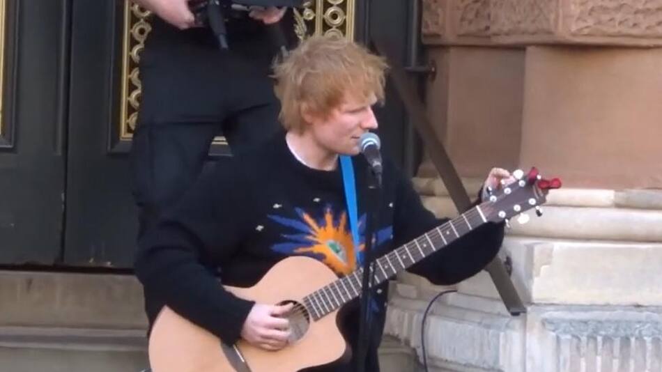 Ed Sheeran. Foto: Captura de video.