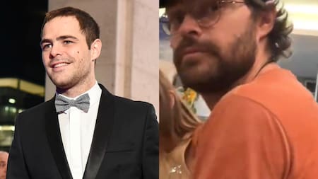 Peter Lanzani se enojó con un tiktoker. Fotos: NA - captura video.