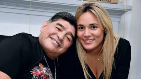 Diego Maradona y Rocío Oliva