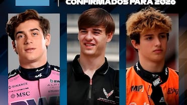 Franco Colapinto, Nicolás Varrone y Mattia Colnaghi: los tres argentinos que correrán en F1, F2 y F3 durante 2026