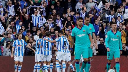 Real Sociedad vs Barcelona, La Liga, REUTERS