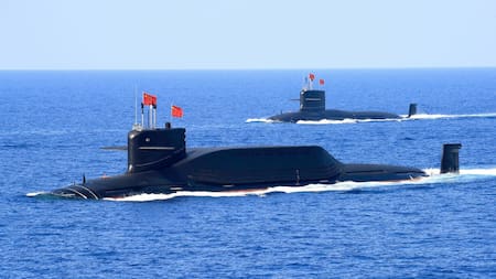 Submarino de China. Foto: Reuters.
