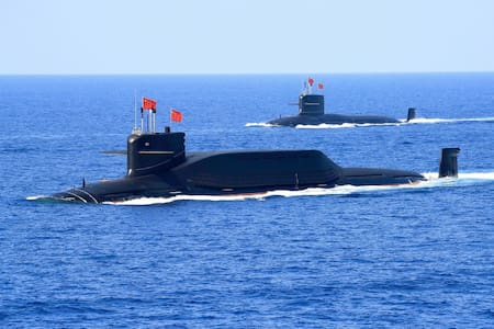 Submarino de China. Foto: Reuters.