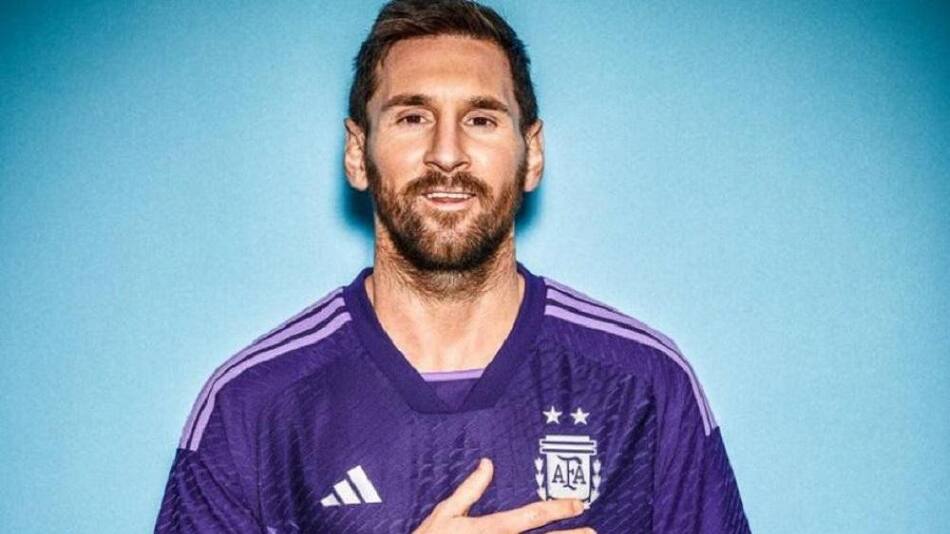 Lionel Messi, nueva camiseta alternativa de la Selección, Foto Adidas