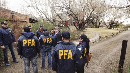 Allanamiento El Calafate - Propiedad Cristina Kirchner Foto NA
