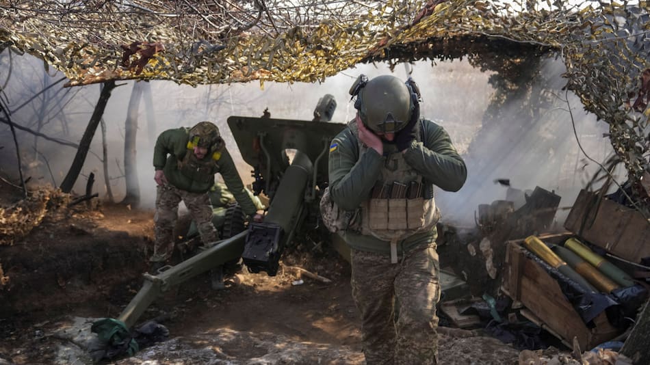Ejército de Ucrania en la guerra con Rusia. Foto: REUTERS/Inna Varenytsia.