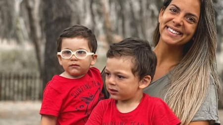 Belu Lucius habló del problema de la vista que padece uno de sus hijos