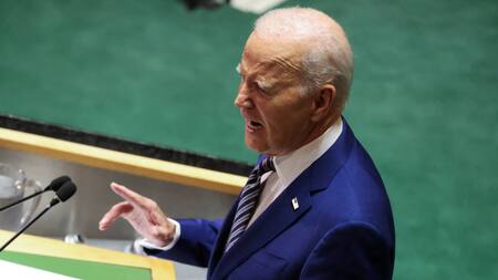 Joe Biden ante la Asamblea General de la ONU. Foto: Reuters.