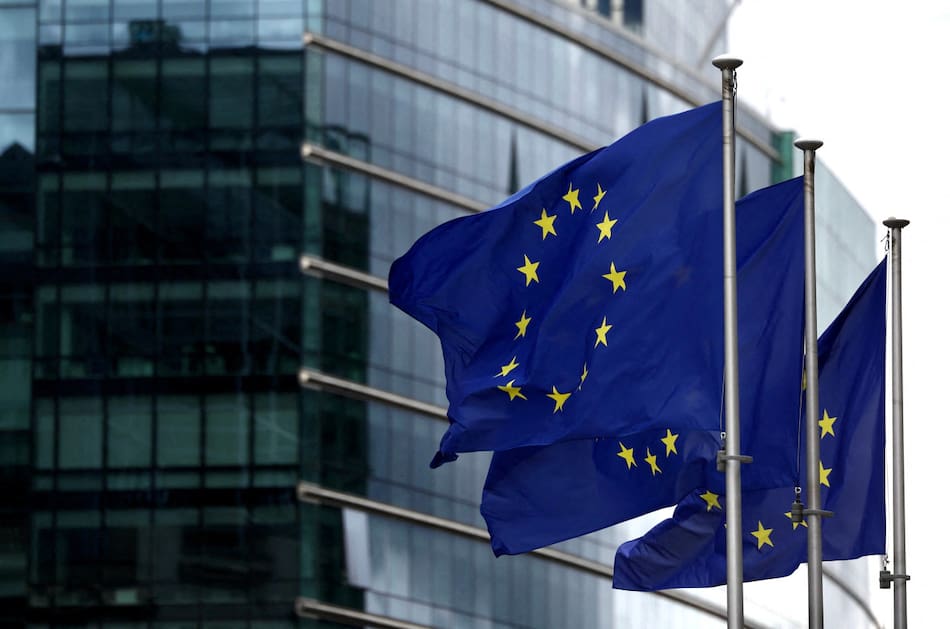 Banderas de la Unión Europea. Foto: Reuters