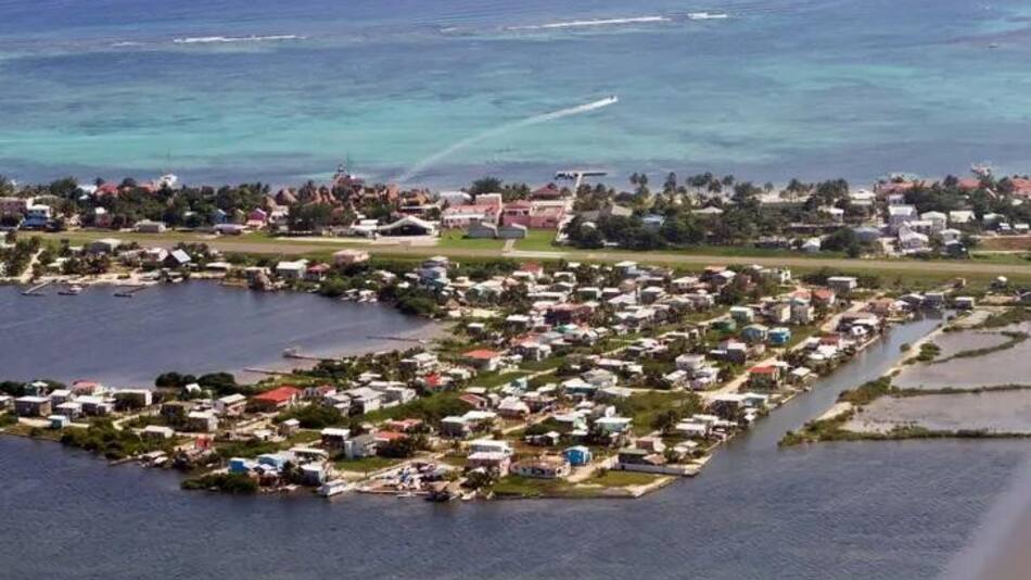 Cayo de Ambergris, en Belice, donde detuvieron a Samid