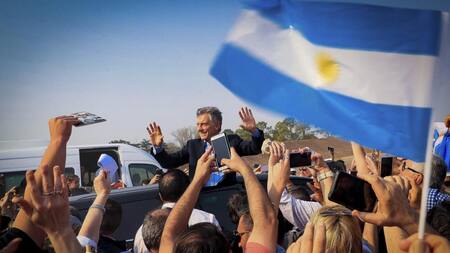 Mauricio Macri en Junín, NA