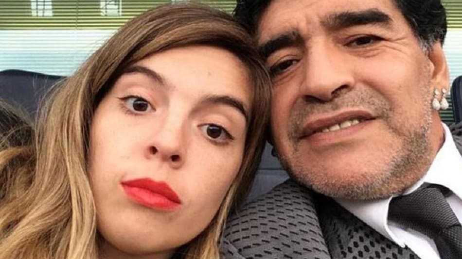 Dalma y Diego Maradona