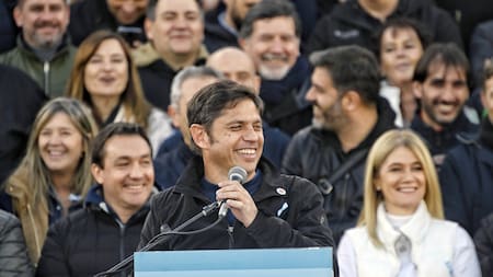 Axel Kicillof en Florencio Varela. Foto: NA.