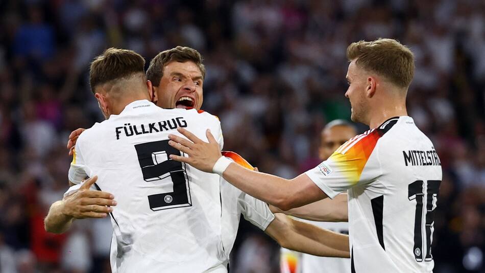 Alemania vs Escocia, Eurocopa. Foto: Reuters
