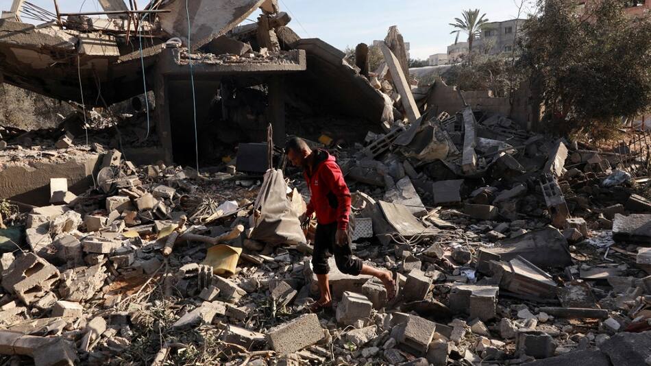 Destrucción en la Franja de Gaza. Foto: Reuters.