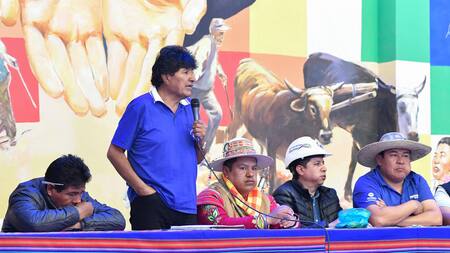 Evo Morales, expresidente de Bolivia. Foto: EFE.