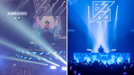 Bizarrap en Ibiza. Foto: Instagram @bizarrap.