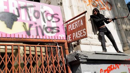 Reclamos en la Plaza de Toros de México. Foto: Reuters