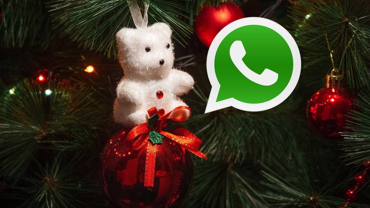 “Modo árbol de Navidad” en WhatsApp.