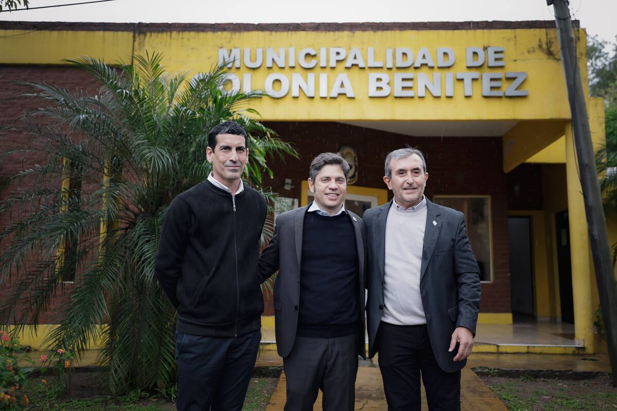 Axel Kicillof en Chaco.