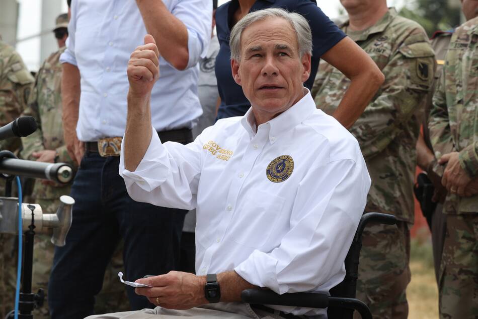Gregory Abbott, gobernador de Texas. Foto: EFE.
