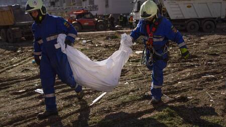 Ataque a civiles en la ciudad de Umán (Ucrania). Foto: Reuters.