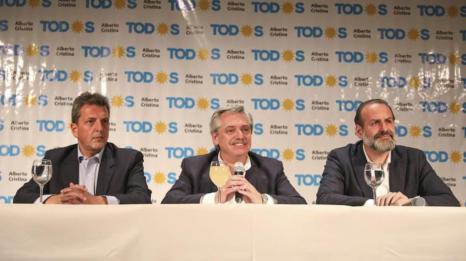 Alberto Fernández en Bahía Blanca, elecciones 2019, NA