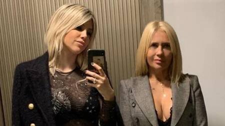 Wanda Nara y Nora Colosimo. Foto: Instagram/nora_colosimo.