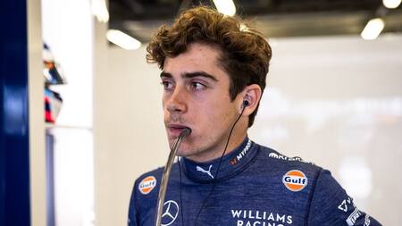 Franco Colapinto y su bronca tras la prueba de este sábado.