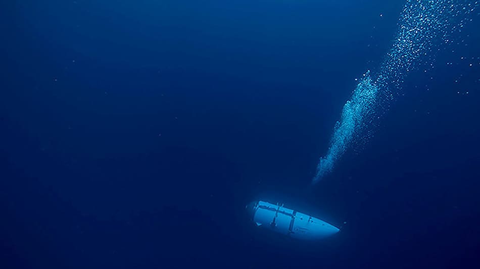 Submarino "Titan" perdido en el Atlántico. Foto: Reuters