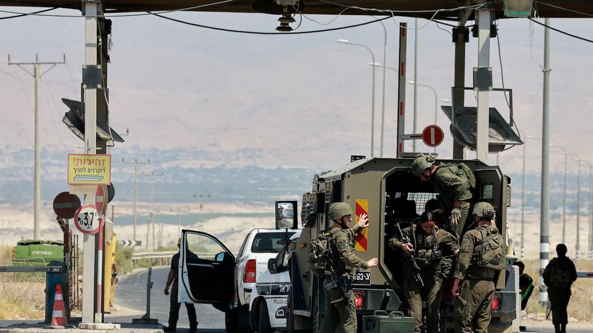 Frontera entre Israel y Jordania. Foto: Reuters.