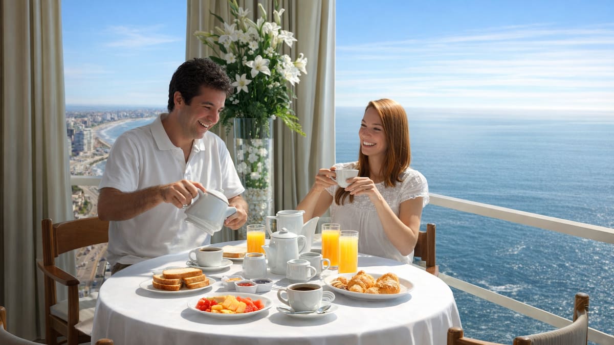 Tomar un café en las nubes