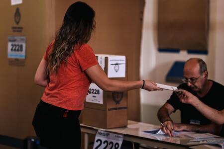 Balotaje 2023. Foto: EFE.