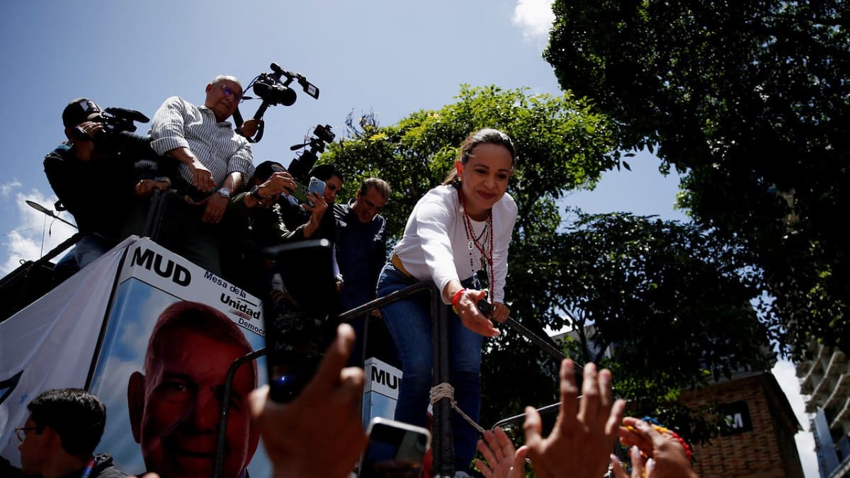 María Corina Machado; Venezuela. Foto: Reuters.