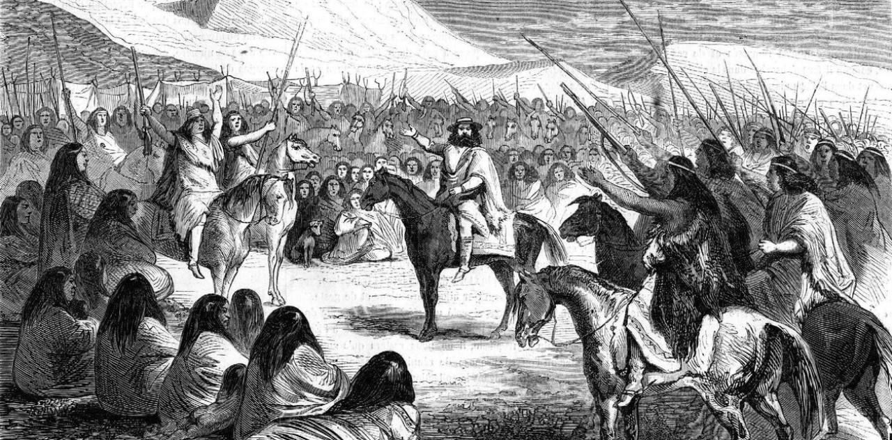 Tounens tenía una fuerte influencia sobre los mapuches de la zona