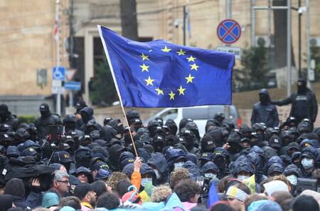 Bandera de la Unión Europea. Foto: Reuters.