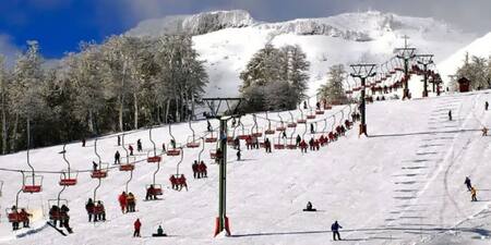 Cerro Chapelco; montaña. Foto: X/@grupolatecla