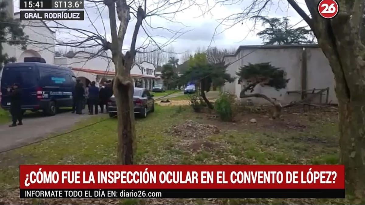 Inspección ocular en Convento - Bolsos de José López - Corrupción K - Canal 26