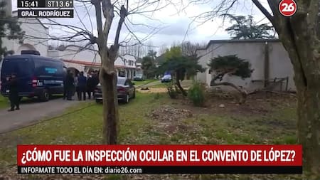 Así fue la inspección ocular en el convento de José López