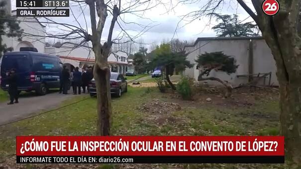 Así fue la inspección ocular en el convento de José López