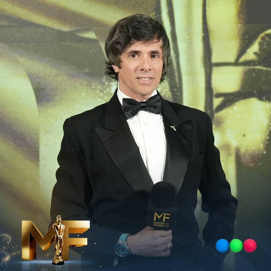 Los looks de los famosos en los Martín Fierro. Foto: Instagram @telefe