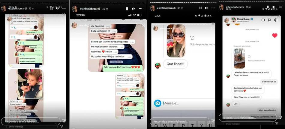 Hackeo de cuenta de Wanda Nara con los chats con la China Suárez
