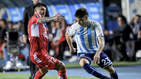 Ñublense vs. Racing. Foto. NA.