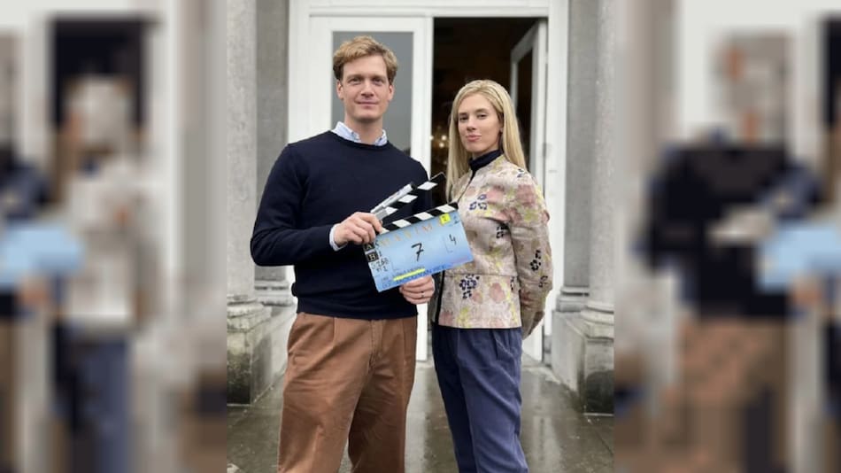 Martijn Lakemeier y Delfina Chaves en la segunda temporada de "Máxima". Foto: NA.