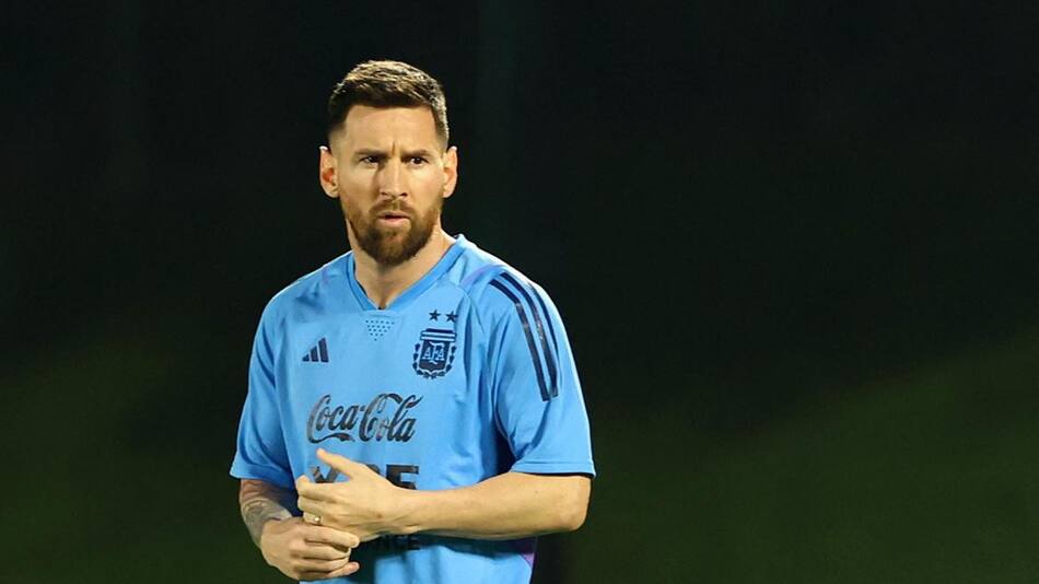 Messi entrenamiento Qatar foto archivo Reuters