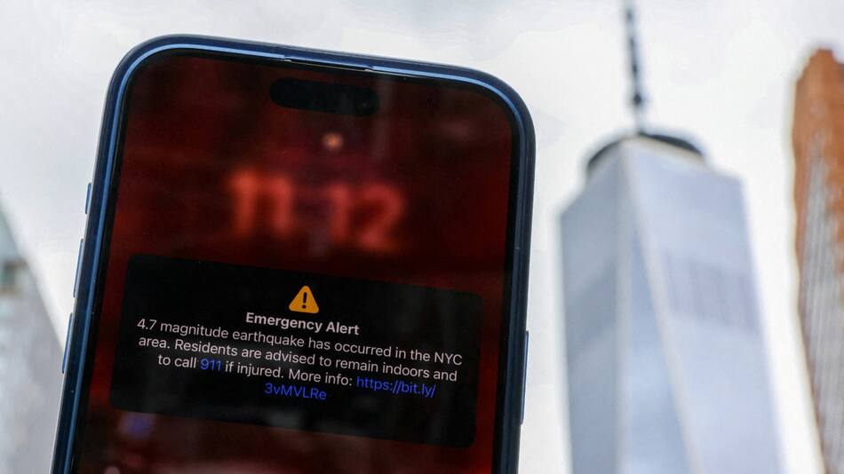 Terremoto en Nueva York. Foto: Reuters.