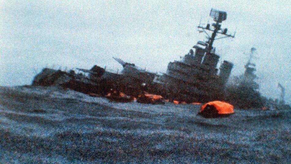 Crucero ARA General Belgrano, hundimiento