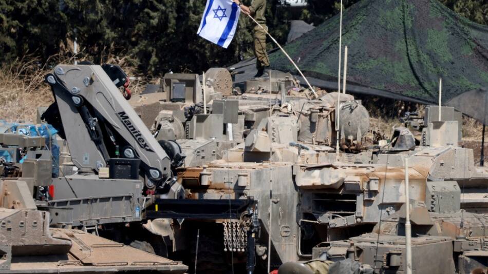 Ejército de Israel en la frontera con el Líbano. Foto: Reuters.