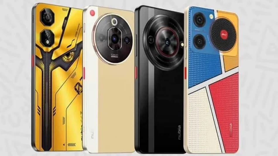 Los celulares chinos que desembarcarán en el mercado argentino. Foto: Nubia.